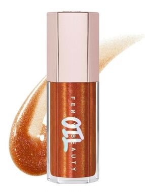 Fenty Beauty Gloss Bomb Oil Luminizing Lip Oil 'N Gloss In Frosted Bunz, NIB